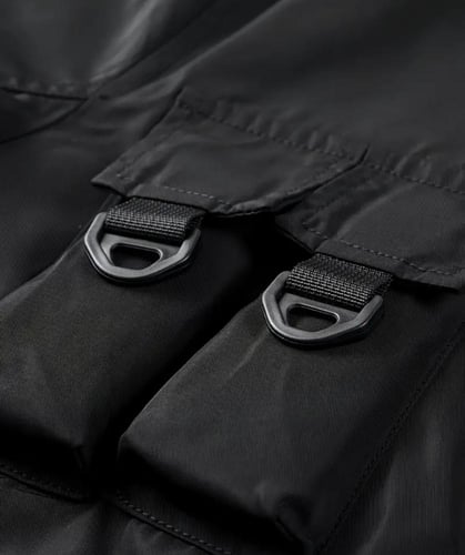 جاكيت بوليستر التكتيكي بتصميم عسكري متين، بسحاب، و...