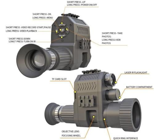 جهاز ناظور رؤية ليلية من المنتجات الأفضل بعين واحد...