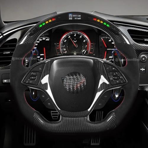 Chevrolet Camaro SS ZL1 / Corvette C7 (2014+) Racing Black Carbon Fiber Paddle Shifters