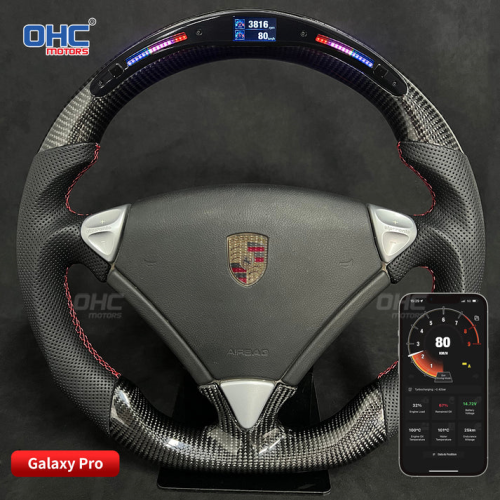 Porsche Cayenne Turbo GTS Bespoke Carbon Fiber Steering Wheel Fully Customizable