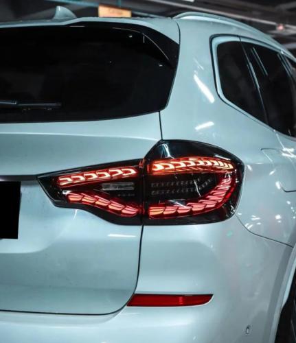 BMW X3 G08/G01 2018-2021 شمعات خلفية غامق مطورة تق...