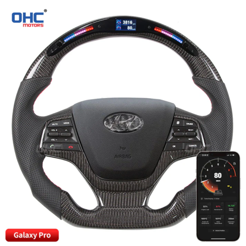 Hyundai Elantra (2016+) Bespoke Carbon Fiber Steering Wheel Fully Customizable