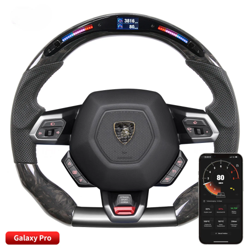 Lamborghini Huracan (2014+) Bespoke Carbon Fiber Steering Wheel Fully Customizable