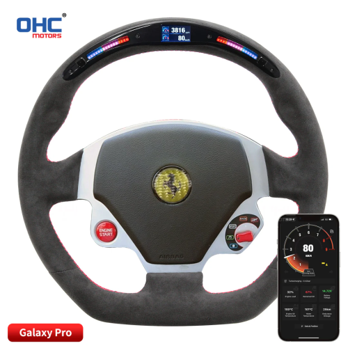 Ferrari F15/F30/F31/F34/F20/F21/F25 (2004+) Bespoke Carbon Fiber Steering Wheel Fully Customizable