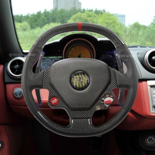 Ferrari F12/458/California (2008+) Racing Black Carbon Fiber Paddle Shifters