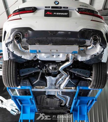 BMW G20/G21 320i 2019+ Bespoke Exhaust System Dual Tips Full Kit (Straight Pipe / Downpipe / Remote Controller)
