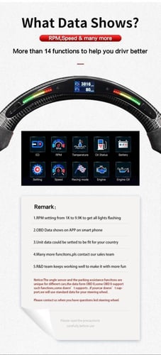 Audi A1/A3/A4/A5/A6/A7/S6/S8 دركسون LED كاربون فاي...