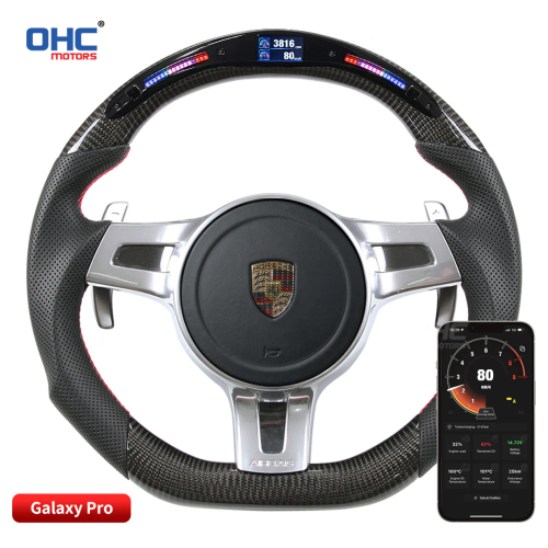 Porsche 911 981 (2010 - 2015) Bespoke Carbon Fiber Steering Wheel Fully Customizable
