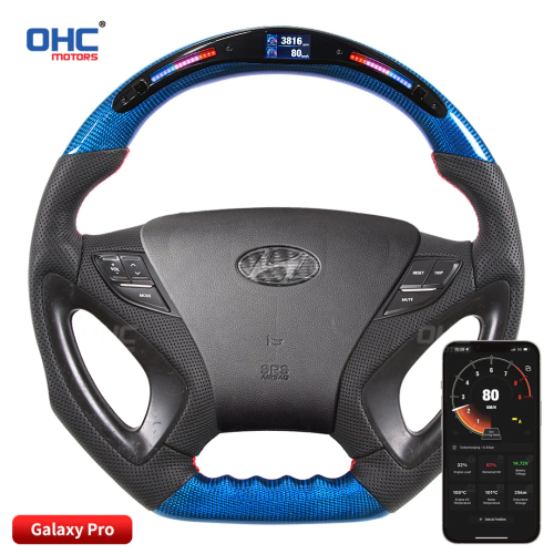 Hyundai Sonata (2011 - 2014) Bespoke Carbon Fiber Steering Wheel Fully Customizable