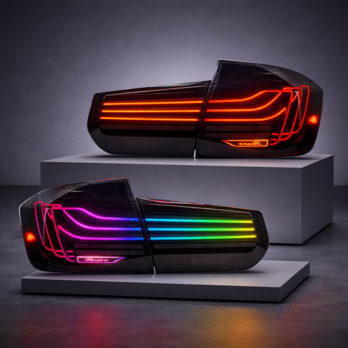 BMW F22/F23/F87 2 Series / M2 2014-2021 Upgraded Smoked Laser RGB Taillights
