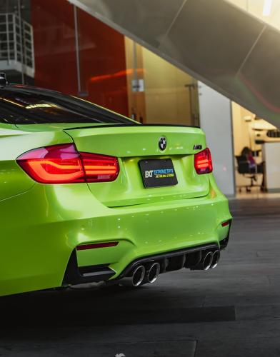 BMW F80 M3/F82 M4 | 3.0TT S55 | 2014-2020 Bespoke Exhaust System Quad Tips Full Kit (Straight Pipe / Downpipe / Remote Controller)