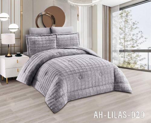 مفرش مزدوج مخمل (6 قطع)