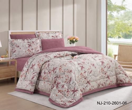 مفرش مزدوج مايكروفايبر (6 قطع)