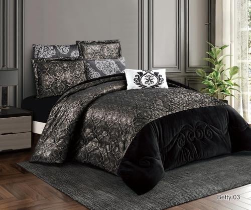 مفرش مزدوج وجهين (7 قطع)