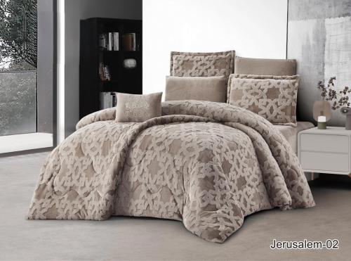 مفرش مزدوج وجهين فرو (7 قطع)