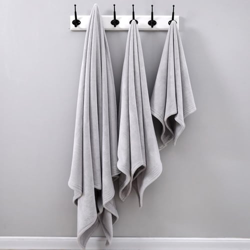 منشفة جومانا رمادي فاتح | 140x70cm | رمادي فاتح