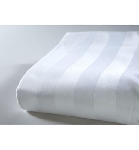 غطاء سرير مطاط فندقي مقلم مفرد ونصف