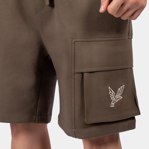 شورت اوفر سايز ( بني )