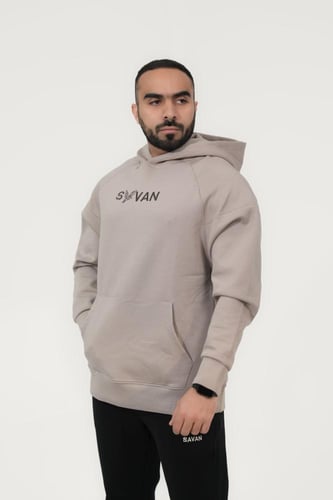 هودي باللون الاوف وايت