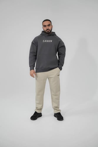 هودي باللون الرمادي