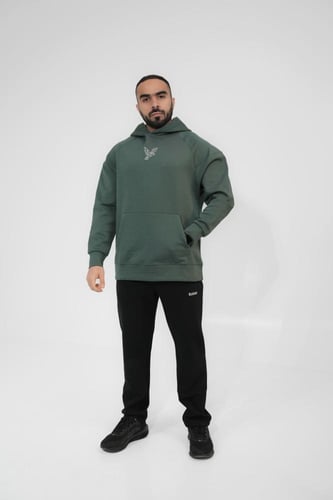 هودي باللون الأخضر