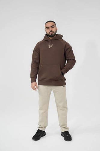 هودي باللون البني