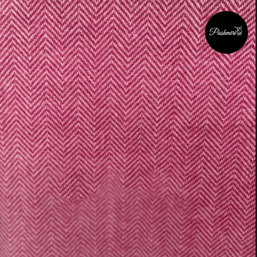 شال كشميري أصلي تطريز متعرج خيوط بيضاء على أرضية ف...