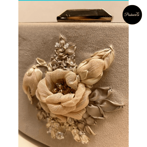 حقيبة راقية- تطريز يدوي إيراني- قماش مخمل ناعم- لو...