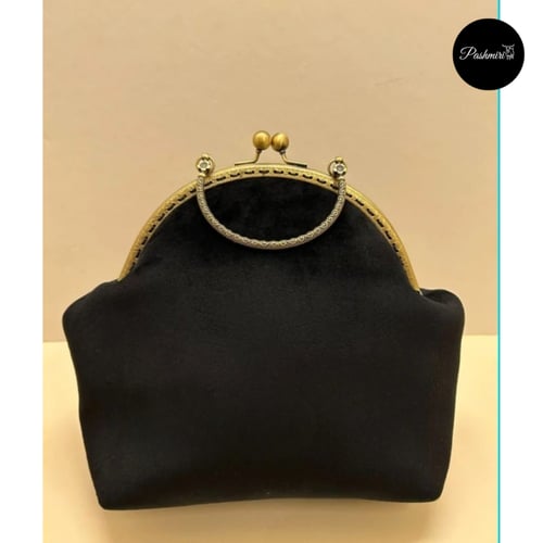 حقيبة راقية- تطريز يدوي إيراني- قماش مخمل ناعم- لو...