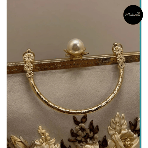 حقيبة راقية- تطريز يدوي إيراني- قماش مخمل ناعم- لو...