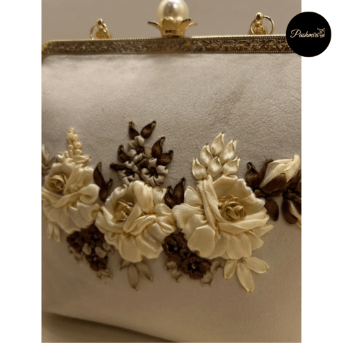 حقيبة راقية- تطريز يدوي إيراني- قماش مخمل ناعم- لو...