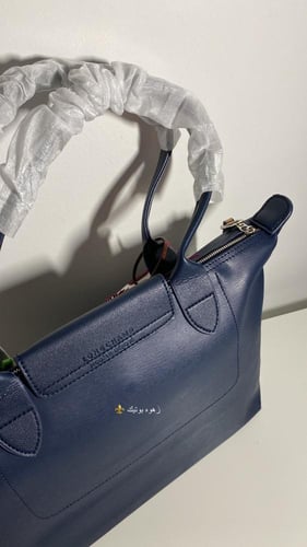 Longchamp leather blue M
