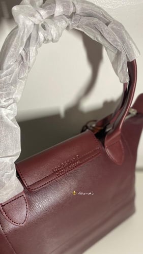 Longchamp leather burgundy M