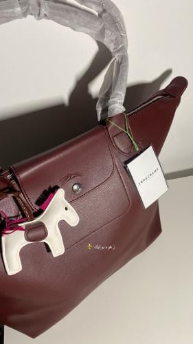 Longchamp leather burgundy L
