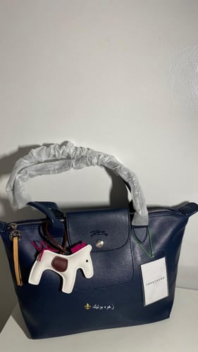 Longchamp leather blue M