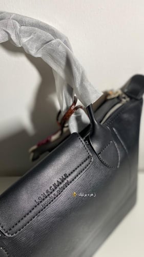 Longchamp leather Black M