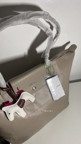 Longchamp leather creamy L