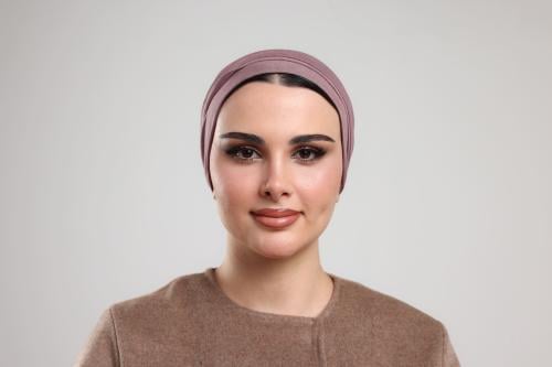 13 Cotton Turban Stretch Mocha