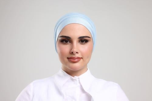 28 Cotton Turban Stretch Marine