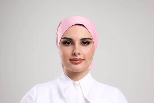56 توربان قطن ربطه بينك