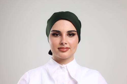 57 توربان قطن ربطه اسود