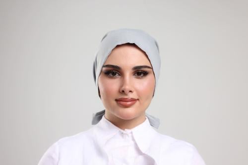 48 cotton turban, tied with light ramari