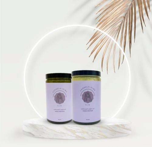 بكج علبتين ( ماسك حناء علاجي + ماسك سدر العلاجي )