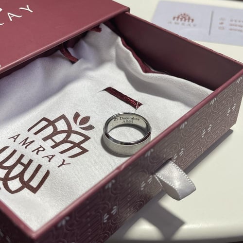 خاتم رجالي مطفي