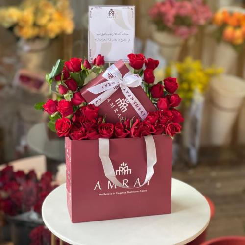 اضافة تنسيق ورد طبيعي لطلبك