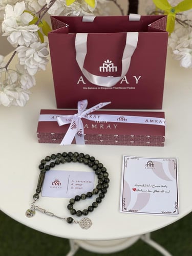 سبحه برسمة صقر او اي شعار تريد