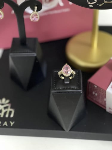 طقم دمعه وردي ٣ قطع