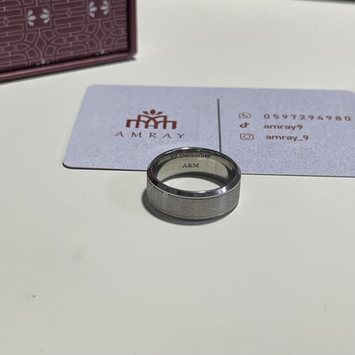 خاتم رجالي مطفي