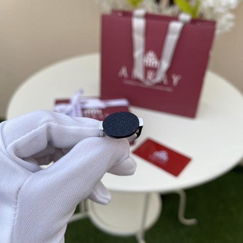 خاتم ملكي المجره كحلي فضه