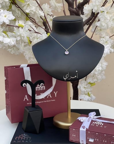 طقم سلسال وحلق للرياض فقط
